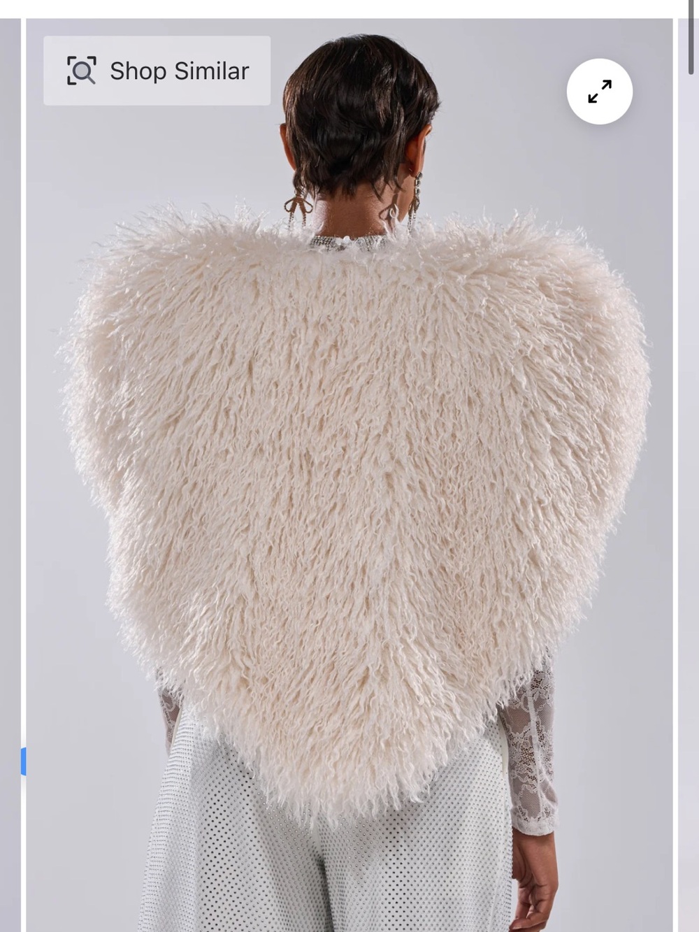 AKIRA Label Star Crossed Lover Faux Fur Vest - Picture 3 of 3